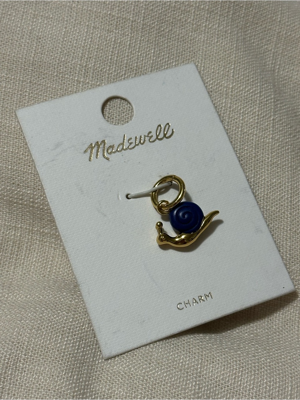 Madewell Snail Charm